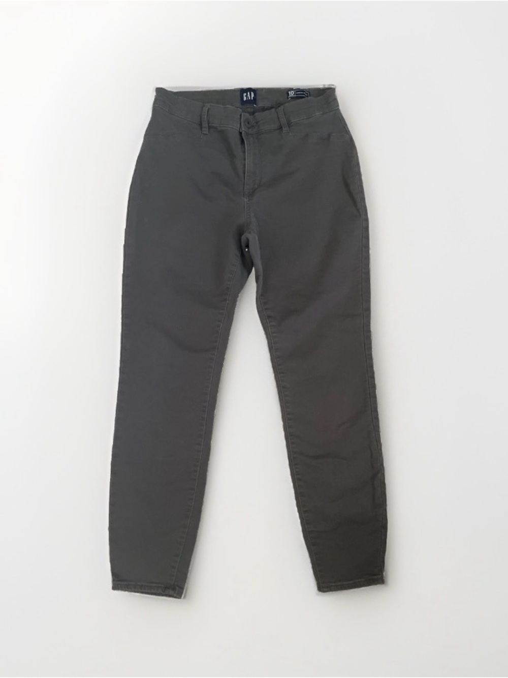 GAP Women's Skinny chino in Dark Gray